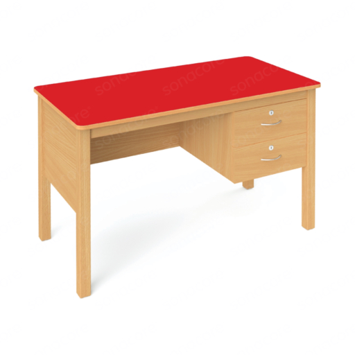 Solid Beech Teachers Desk - Image 3