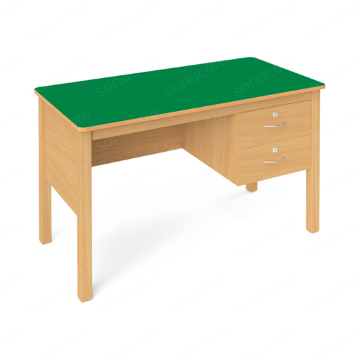 Solid Beech Teachers Desk - Image 4