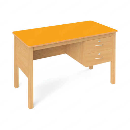 Solid Beech Teachers Desk - Image 6