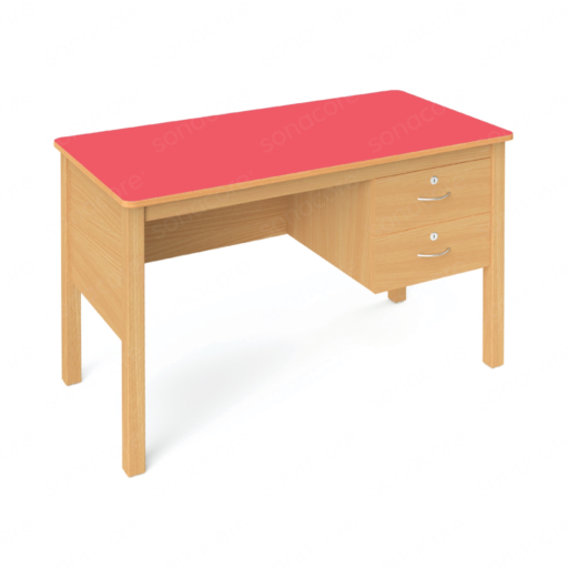 Solid Beech Teachers Desk - Image 7