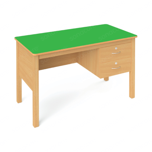 Solid Beech Teachers Desk - Image 8