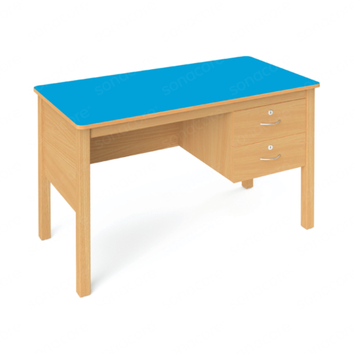 Solid Beech Teachers Desk - Image 9