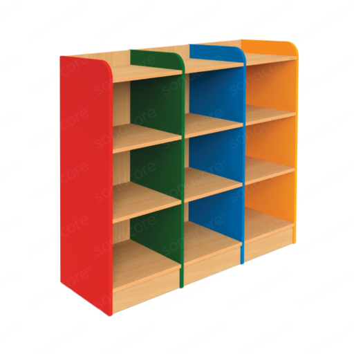 Cubby Unit 3x3 - Colour Burst