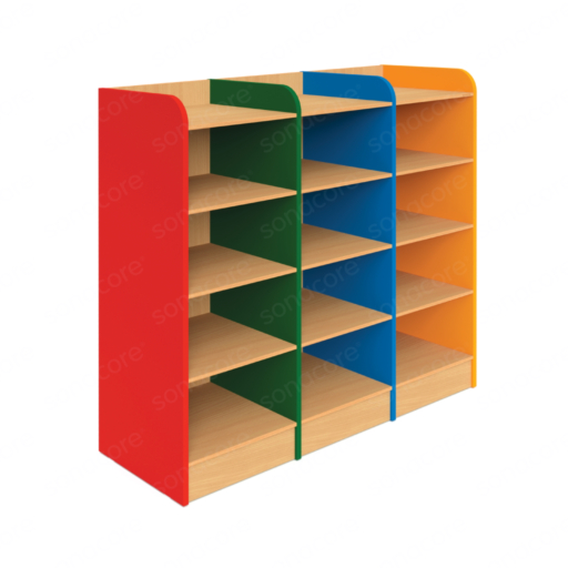 Cubby Unit 4x3 - Colour Burst