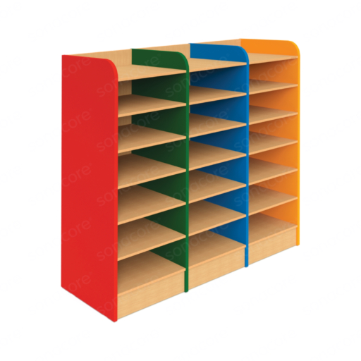 Cubby Unit 6x3 - Colour Burst