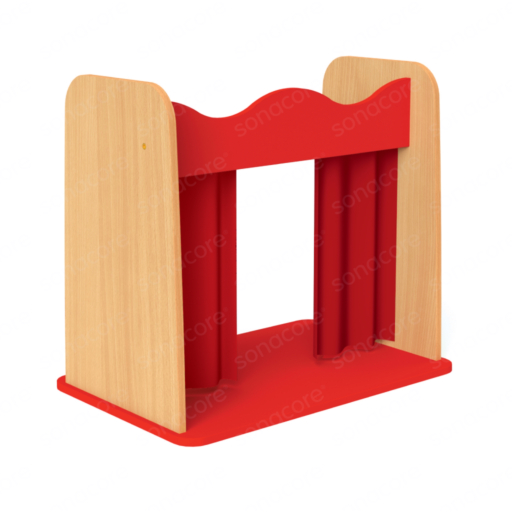 Puppet Theatre - Table Top - Red Highlights